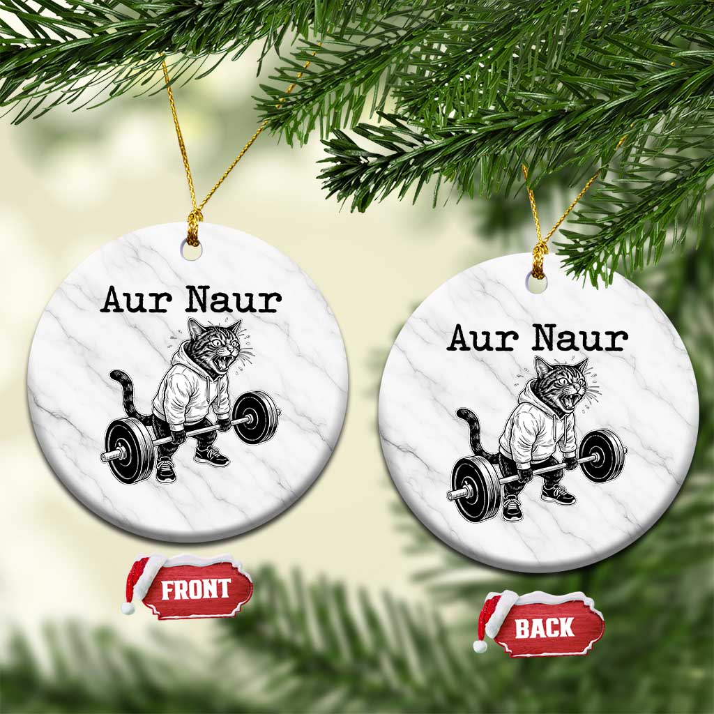 Aur Naur Raccoon Meme Ceramic Ornament Funny Sarcastic Oh No Australian Accent