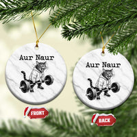 Aur Naur Raccoon Meme Ceramic Ornament Funny Sarcastic Oh No Australian Accent