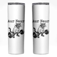 Aur Naur Raccoon Meme Skinny Tumbler Funny Sarcastic Oh No Australian Accent