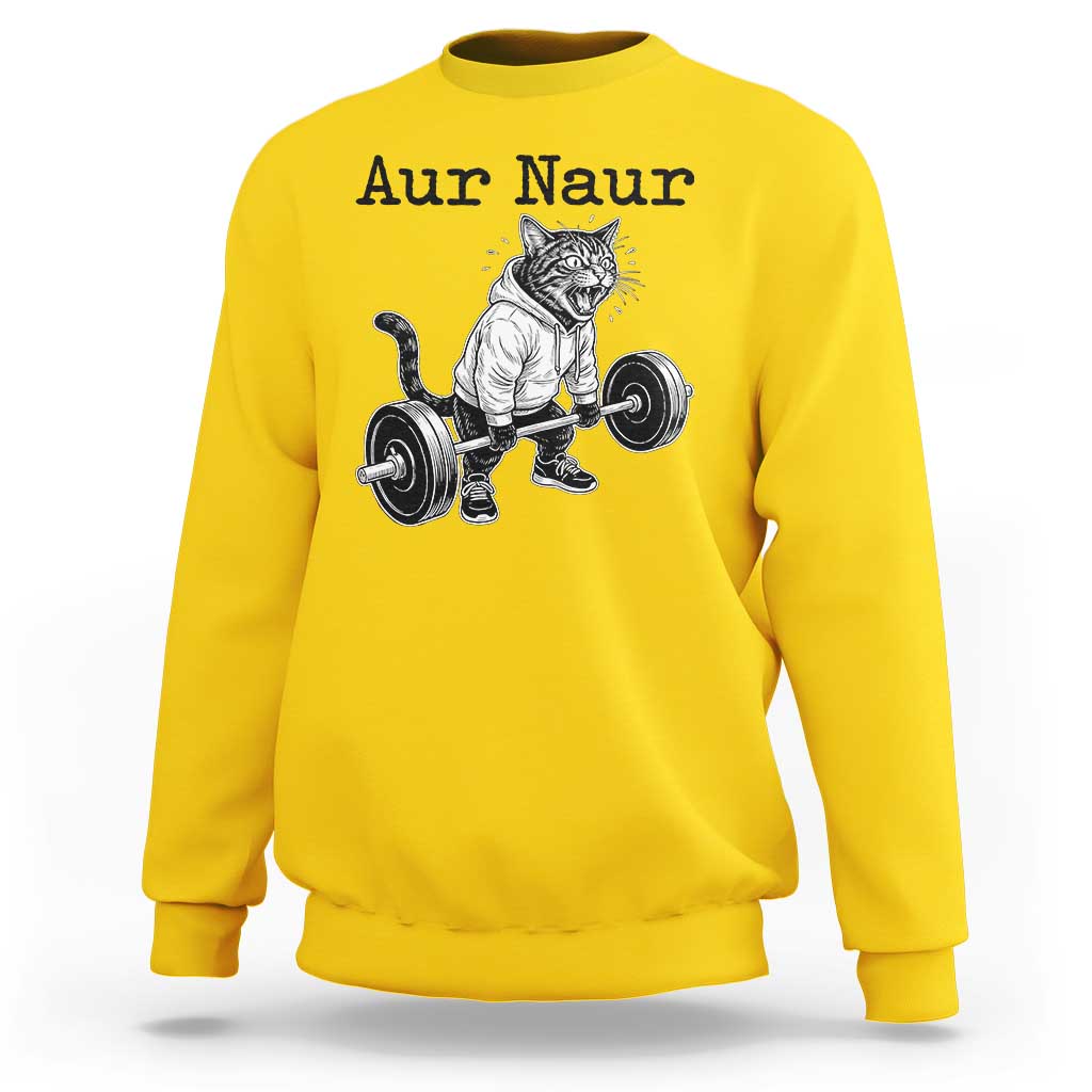 Aur Naur Raccoon Meme Sweatshirt Funny Sarcastic Oh No Australian Accent