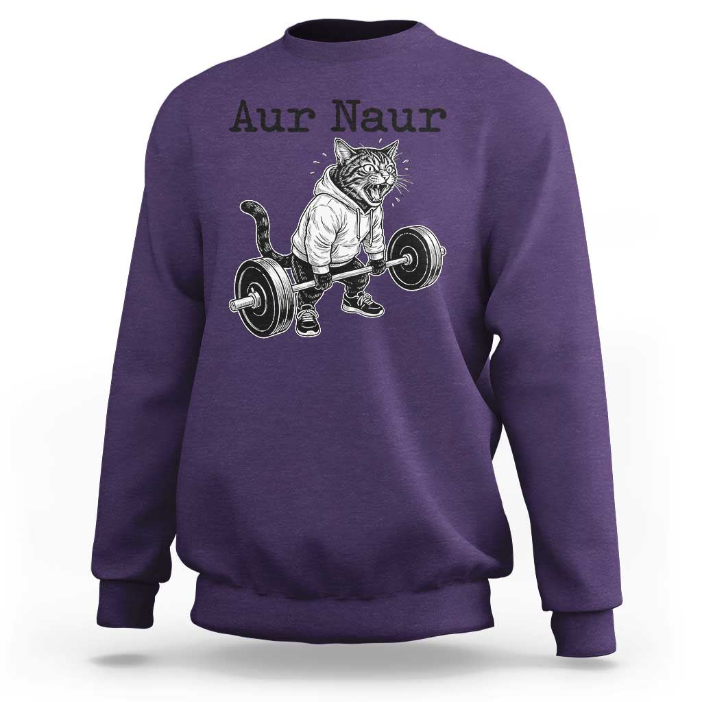 Aur Naur Raccoon Meme Sweatshirt Funny Sarcastic Oh No Australian Accent