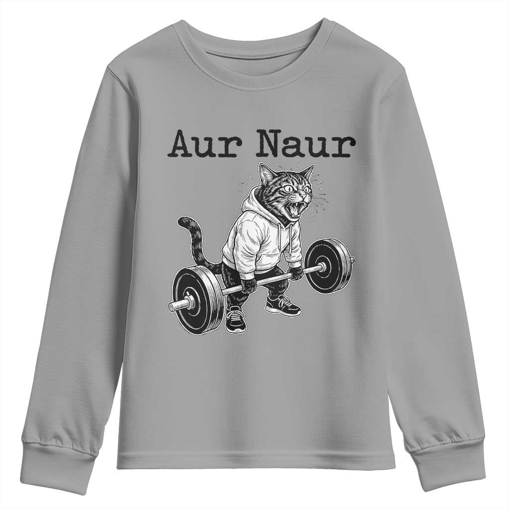 Aur Naur Raccoon Meme Youth Sweatshirt Funny Sarcastic Oh No Australian Accent
