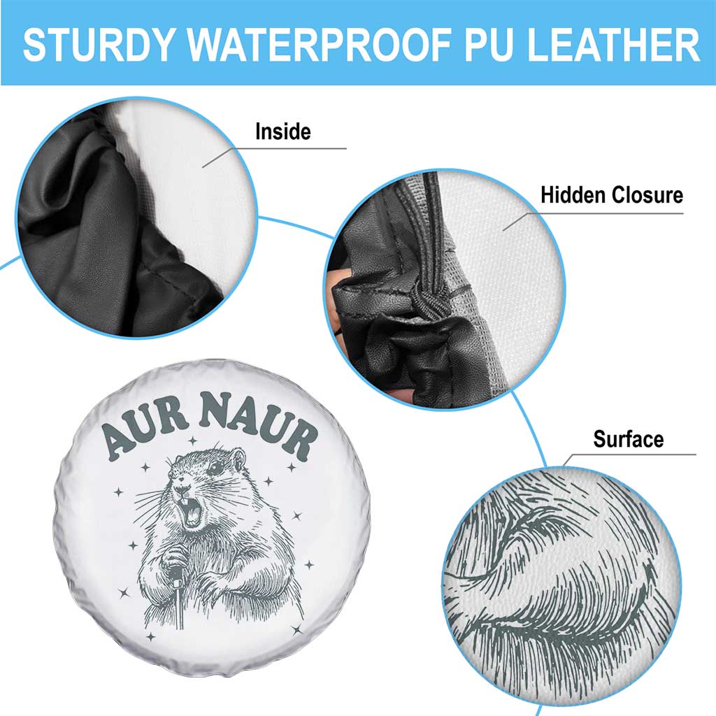 Aur Naur Raccoon St Patricks Day Spare Tire Cover Funny Sarcastic Oh No Australian Accent