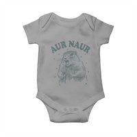 Aur Naur Raccoon St Patricks Day Baby Onesie Funny Sarcastic Oh No Australian Accent