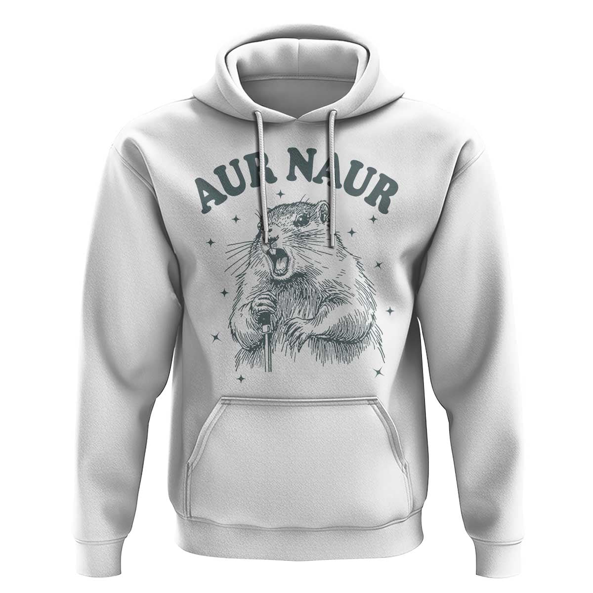 Aur Naur Raccoon St Patricks Day Hoodie Funny Sarcastic Oh No Australian Accent