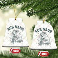 Aur Naur Raccoon St Patricks Day Ceramic Ornament Funny Sarcastic Oh No Australian Accent