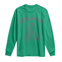Aur Naur Raccoon St Patricks Day Long Sleeve Shirt Funny Sarcastic Oh No Australian Accent