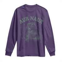 Aur Naur Raccoon St Patricks Day Long Sleeve Shirt Funny Sarcastic Oh No Australian Accent
