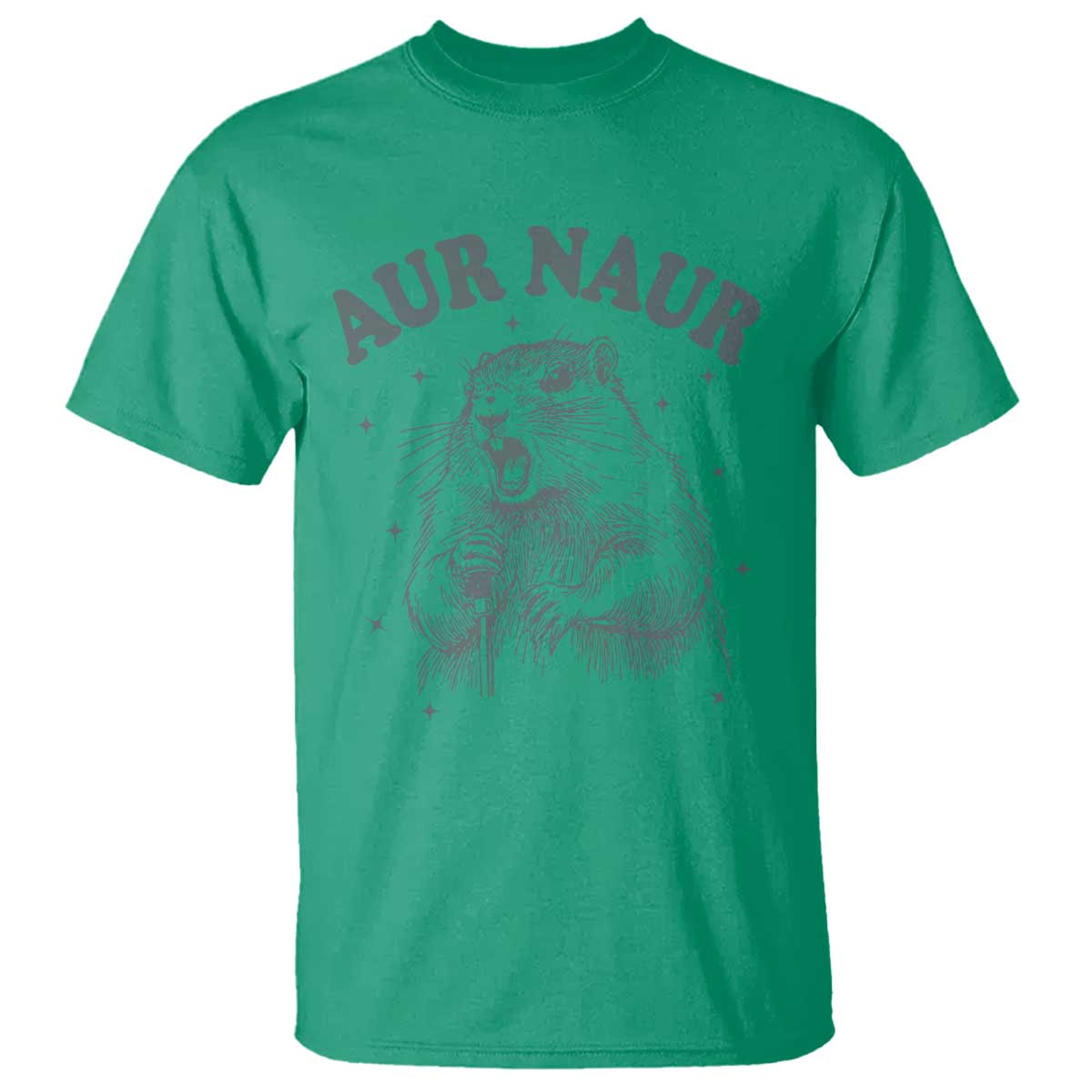 Aur Naur Raccoon St Patricks Day T Shirt Funny Sarcastic Oh No Australian Accent