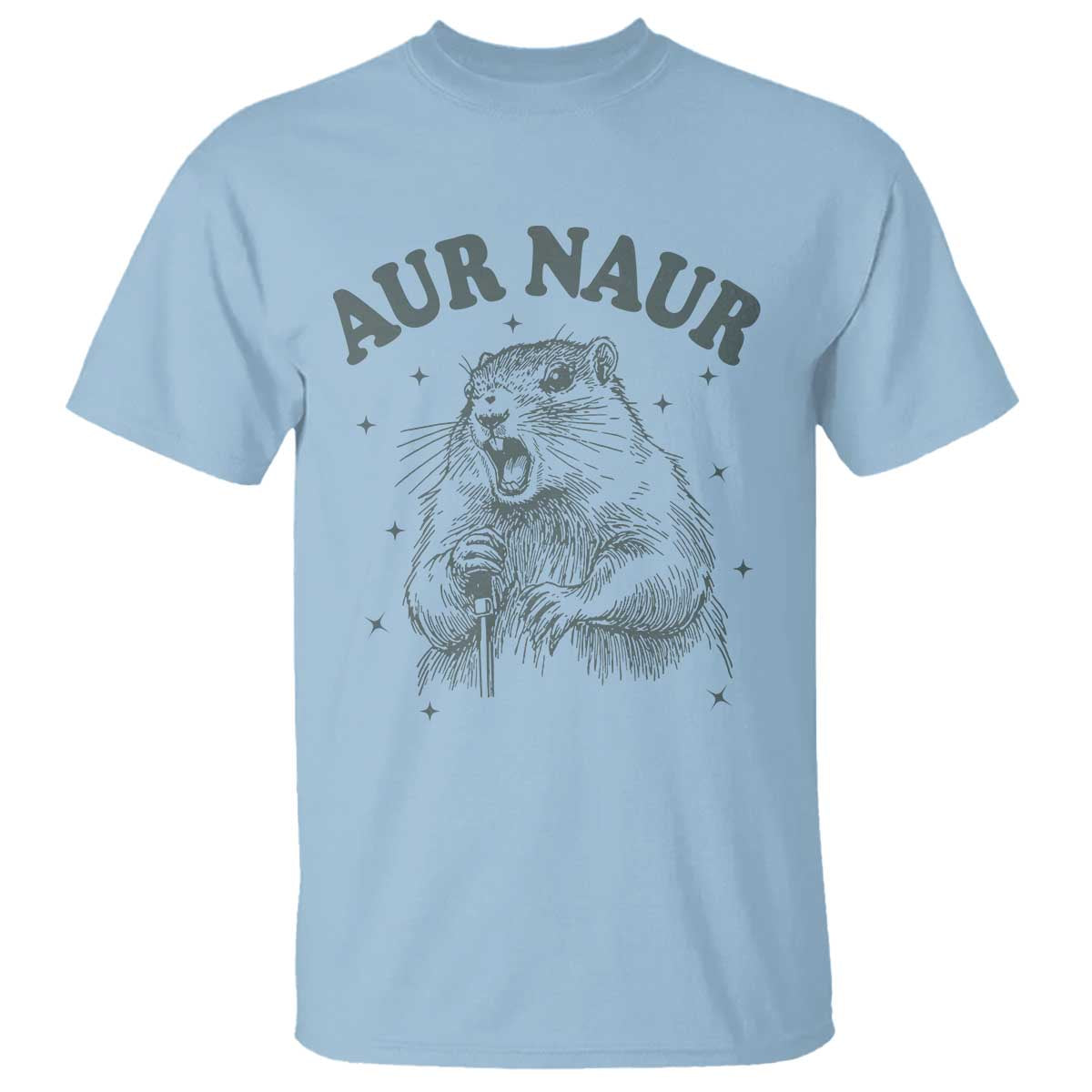 Aur Naur Raccoon St Patricks Day T Shirt Funny Sarcastic Oh No Australian Accent
