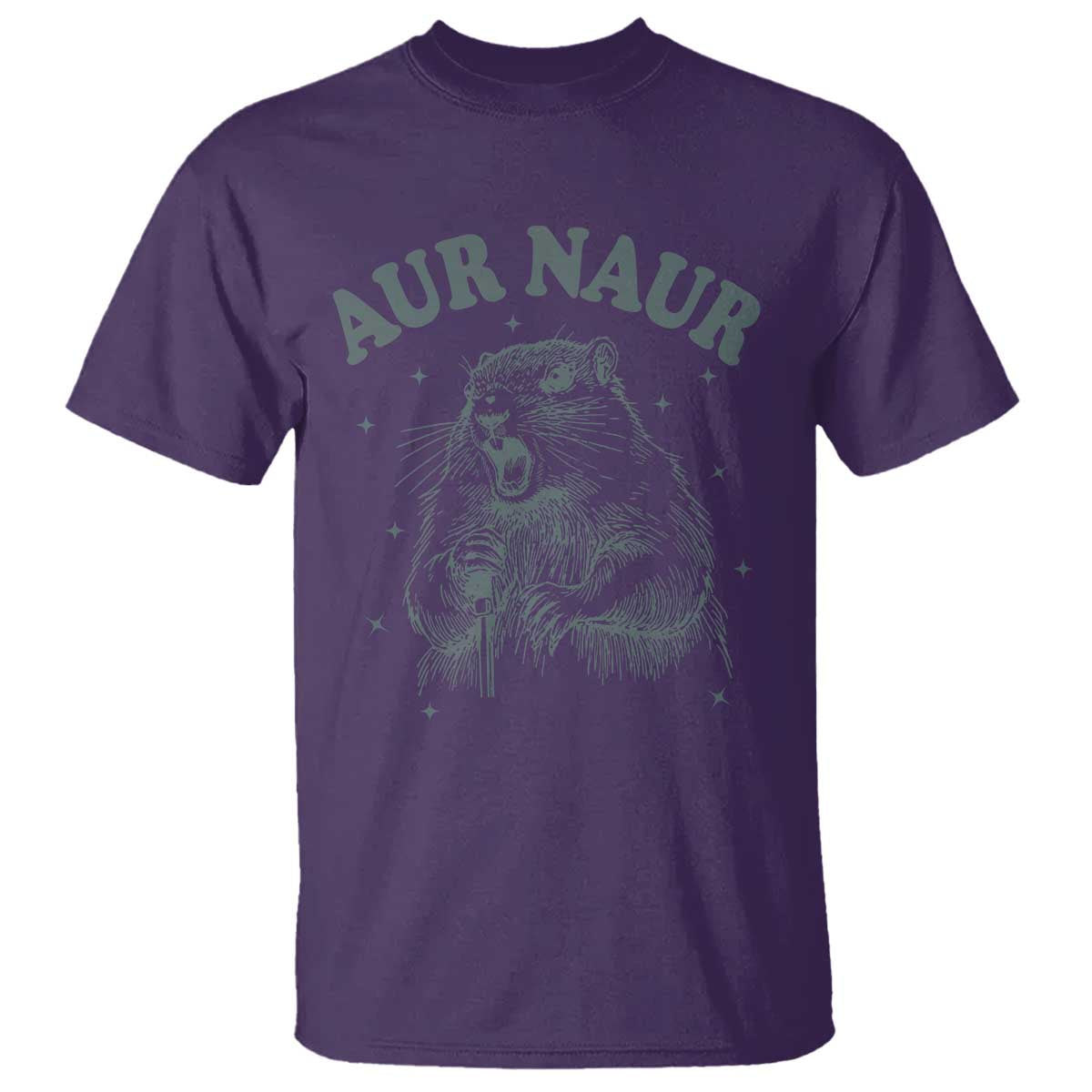 Aur Naur Raccoon St Patricks Day T Shirt Funny Sarcastic Oh No Australian Accent