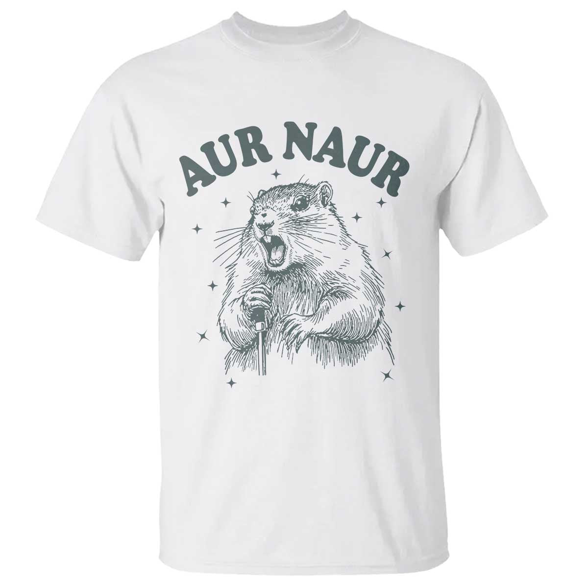 Aur Naur Raccoon St Patricks Day T Shirt Funny Sarcastic Oh No Australian Accent