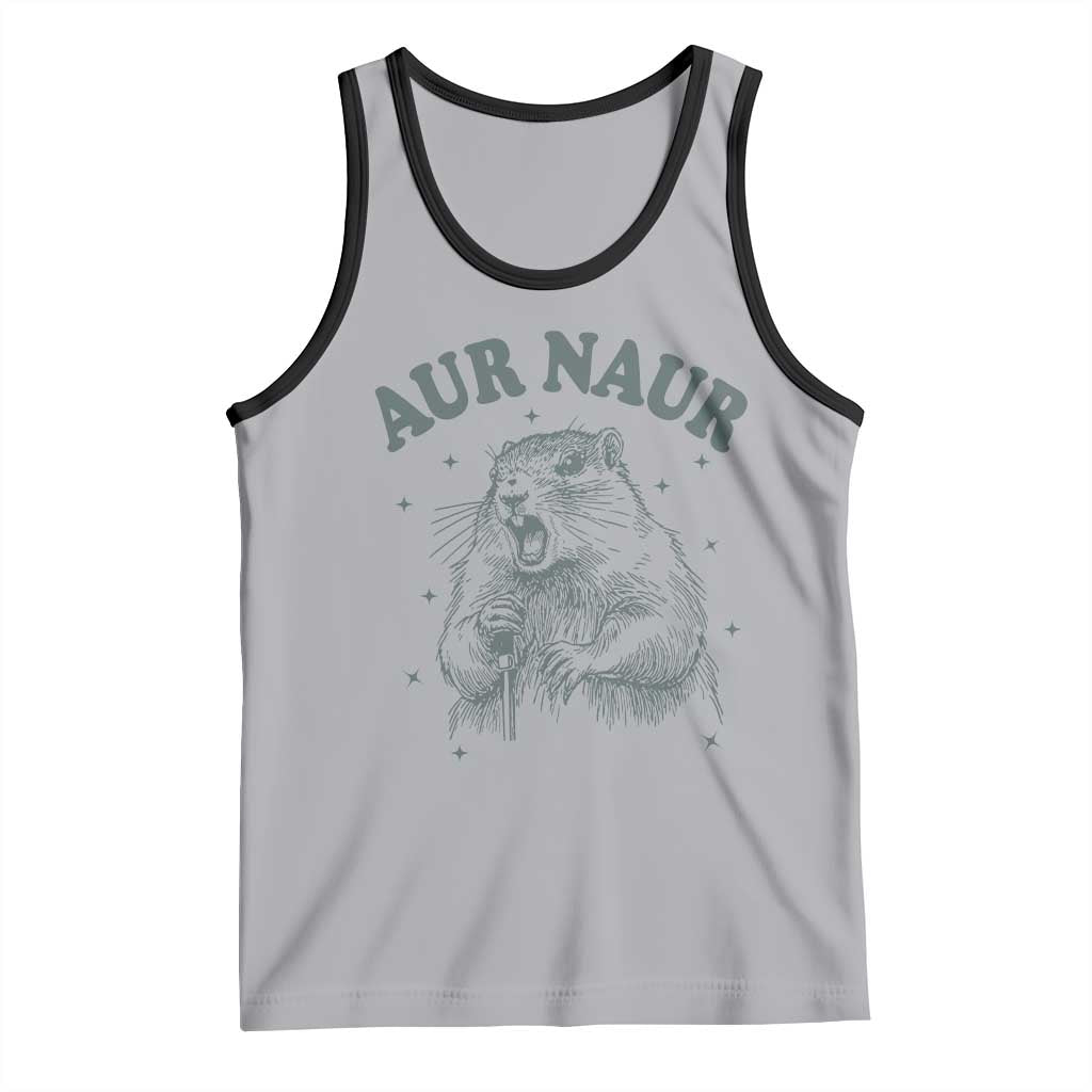 Aur Naur Raccoon St Patricks Day Tank Top Funny Sarcastic Oh No Australian Accent