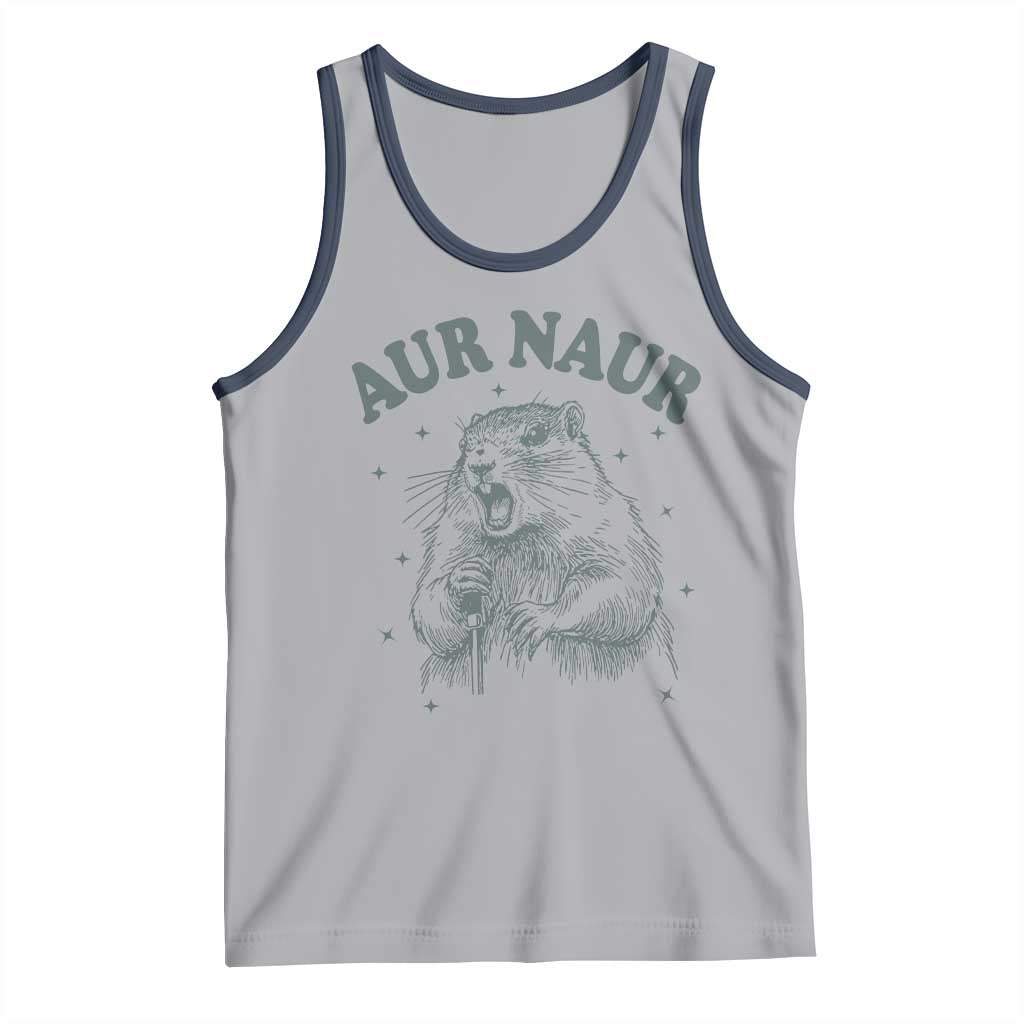 Aur Naur Raccoon St Patricks Day Tank Top Funny Sarcastic Oh No Australian Accent