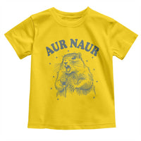 Aur Naur Raccoon St Patricks Day Toddler T Shirt Funny Sarcastic Oh No Australian Accent