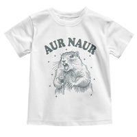 Aur Naur Raccoon St Patricks Day Toddler T Shirt Funny Sarcastic Oh No Australian Accent