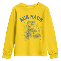 Aur Naur Raccoon St Patricks Day Youth Sweatshirt Funny Sarcastic Oh No Australian Accent