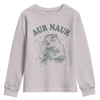 Aur Naur Raccoon St Patricks Day Youth Sweatshirt Funny Sarcastic Oh No Australian Accent