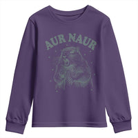 Aur Naur Raccoon St Patricks Day Youth Sweatshirt Funny Sarcastic Oh No Australian Accent