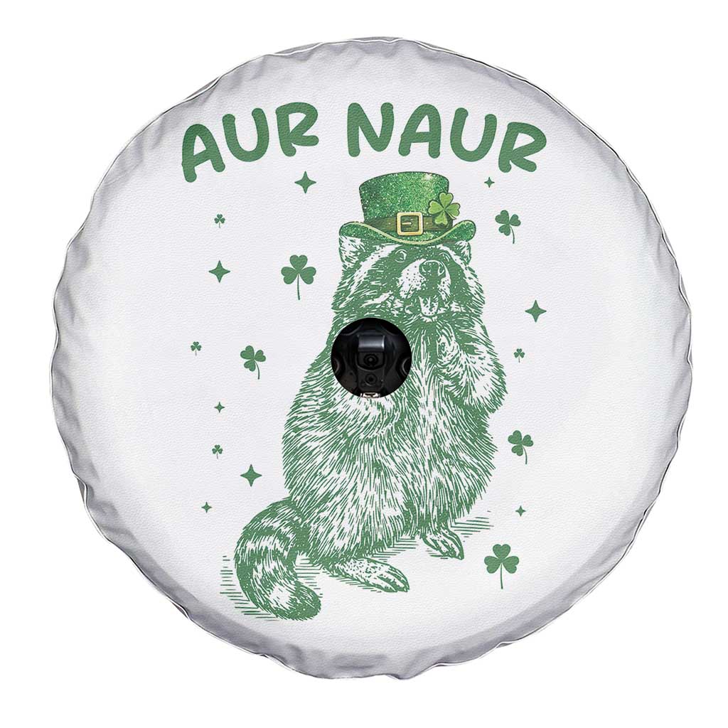 Aur Naur Cowboy Raccoon Meme Spare Tire Cover Funny Sarcastic Oh No Australian Accent