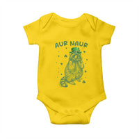 Aur Naur Cowboy Raccoon Meme Baby Onesie Funny Sarcastic Oh No Australian Accent