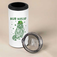 Aur Naur Cowboy Raccoon Meme 4 in 1 Can Cooler Tumbler Funny Sarcastic Oh No Australian Accent