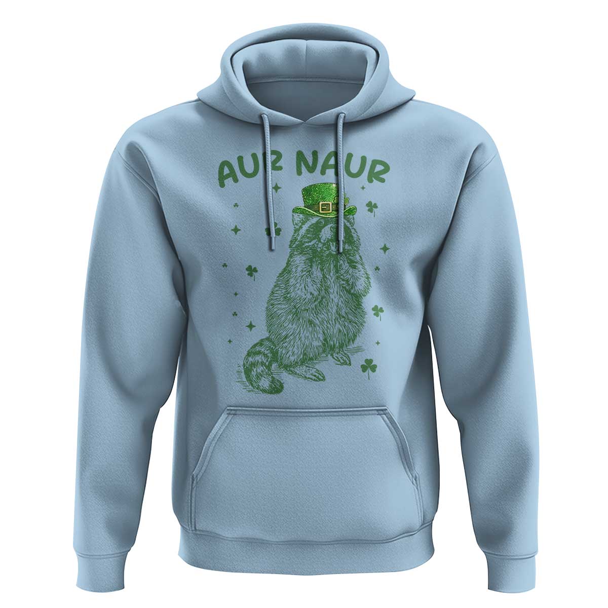 Aur Naur Cowboy Raccoon Meme Hoodie Funny Sarcastic Oh No Australian Accent