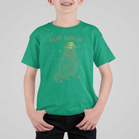 Aur Naur Cowboy Raccoon Meme T Shirt For Kid Funny Sarcastic Oh No Australian Accent