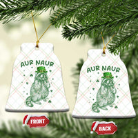 Aur Naur Cowboy Raccoon Meme Ceramic Ornament Funny Sarcastic Oh No Australian Accent