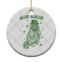 Aur Naur Cowboy Raccoon Meme Ceramic Ornament Funny Sarcastic Oh No Australian Accent