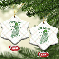 Aur Naur Cowboy Raccoon Meme Ceramic Ornament Funny Sarcastic Oh No Australian Accent