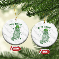 Aur Naur Cowboy Raccoon Meme Ceramic Ornament Funny Sarcastic Oh No Australian Accent