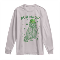 Aur Naur Cowboy Raccoon Meme Long Sleeve Shirt Funny Sarcastic Oh No Australian Accent