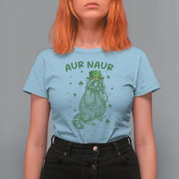 Aur Naur Cowboy Raccoon Meme T Shirt For Women Funny Sarcastic Oh No Australian Accent