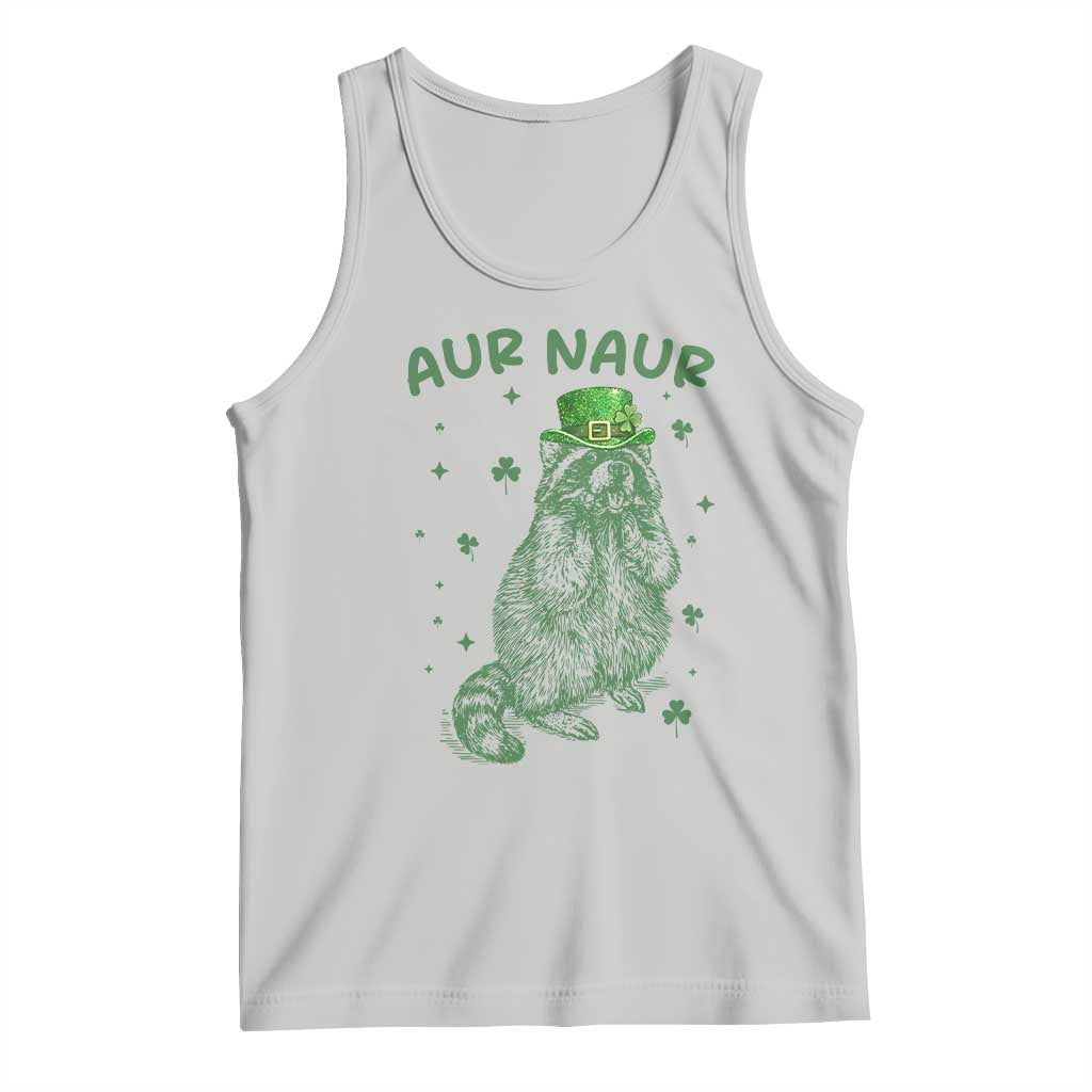 Aur Naur Cowboy Raccoon Meme Tank Top Funny Sarcastic Oh No Australian Accent