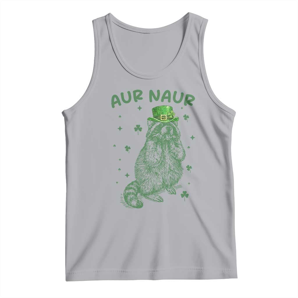 Aur Naur Cowboy Raccoon Meme Tank Top Funny Sarcastic Oh No Australian Accent