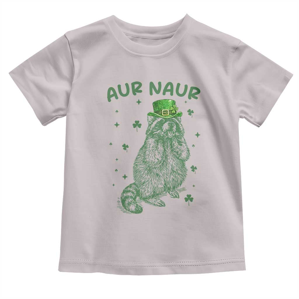 Aur Naur Cowboy Raccoon Meme Toddler T Shirt Funny Sarcastic Oh No Australian Accent