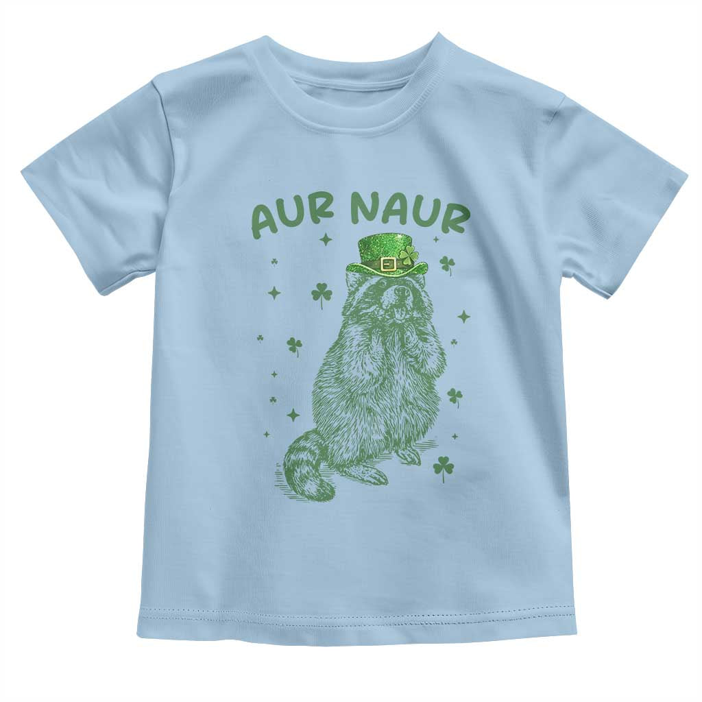 Aur Naur Cowboy Raccoon Meme Toddler T Shirt Funny Sarcastic Oh No Australian Accent