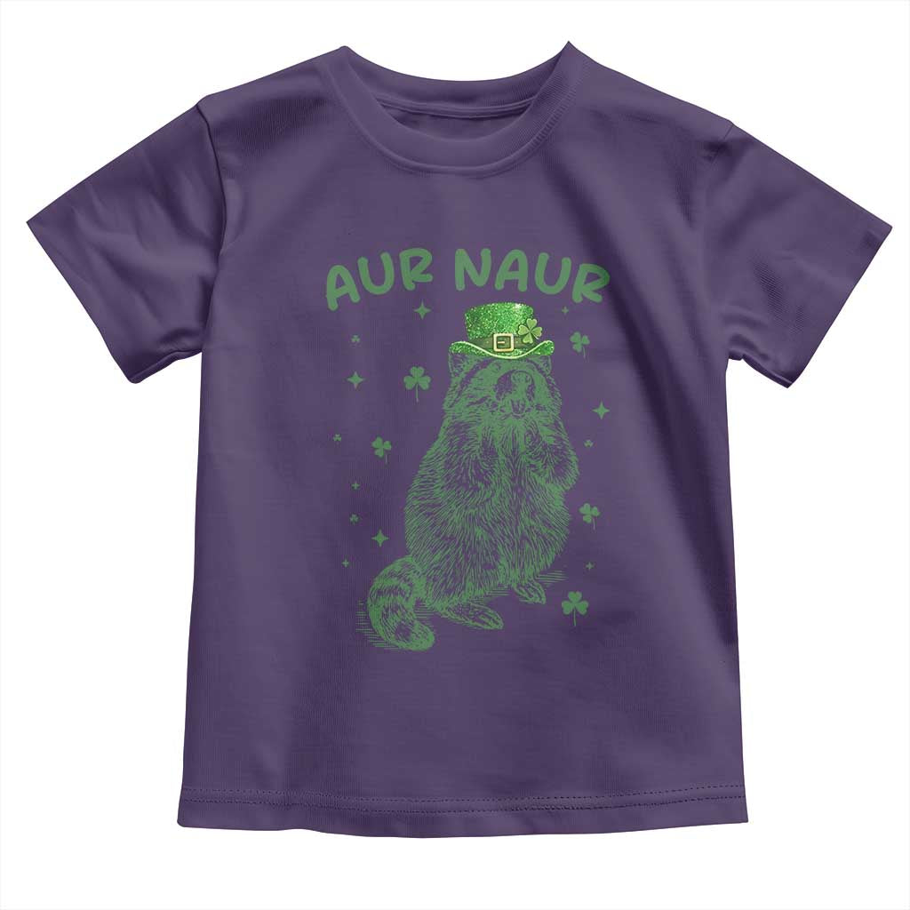Aur Naur Cowboy Raccoon Meme Toddler T Shirt Funny Sarcastic Oh No Australian Accent