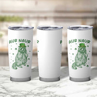 Aur Naur Cowboy Raccoon Meme Tumbler Cup Funny Sarcastic Oh No Australian Accent