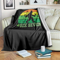 Aur NaurCowboy Raccoon Meme Throw Blanket Funny Sarcastic Oh No Australian Accent