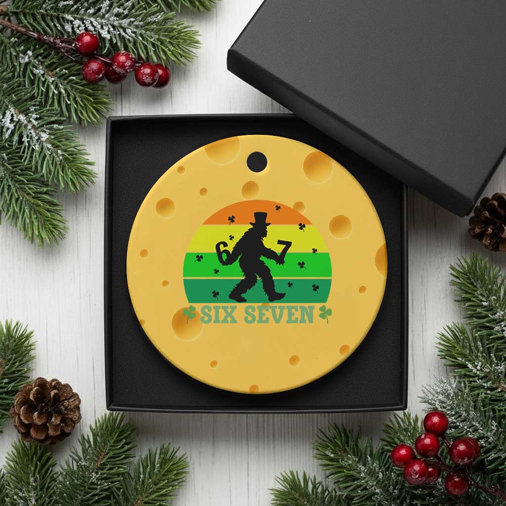 Aur NaurCowboy Raccoon Meme Ceramic Ornament Funny Sarcastic Oh No Australian Accent