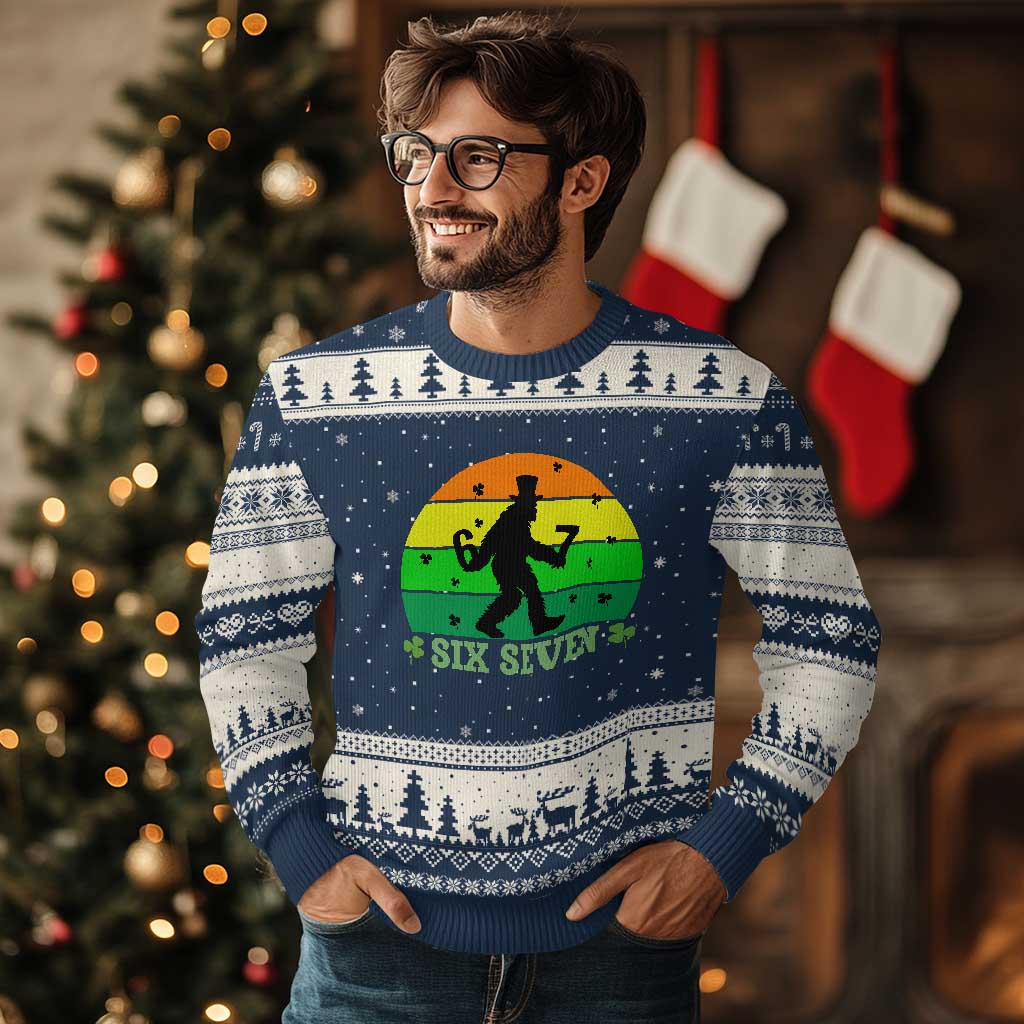 Aur NaurCowboy Raccoon Meme Ugly Christmas Sweater Funny Sarcastic Oh No Australian Accent
