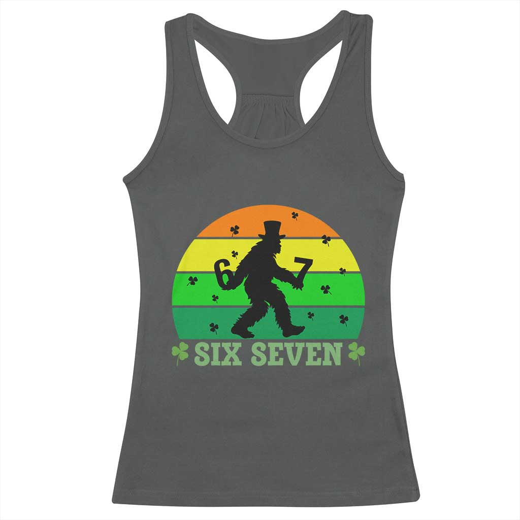 Aur NaurCowboy Raccoon Meme Racerback Tank Top Funny Sarcastic Oh No Australian Accent
