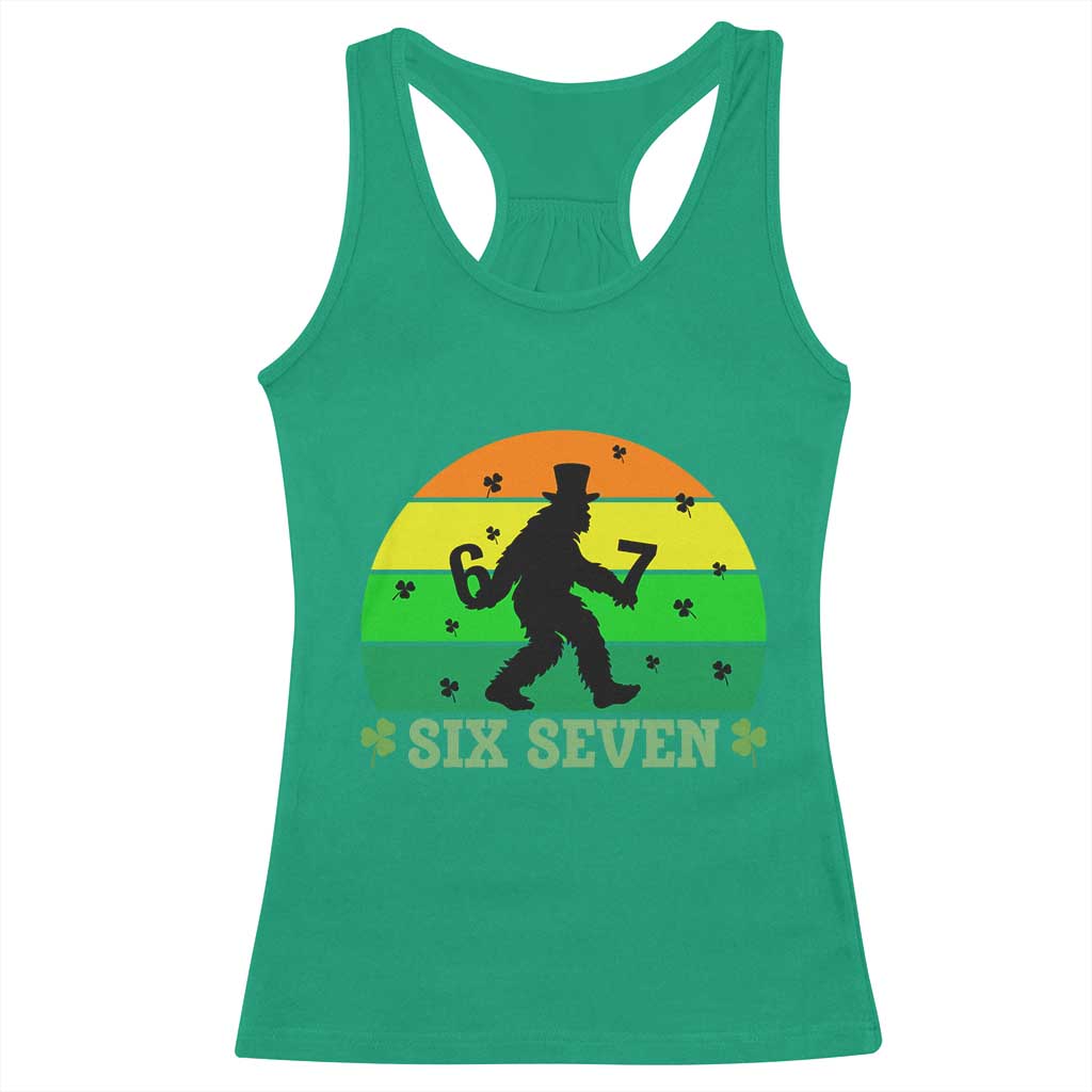 Aur NaurCowboy Raccoon Meme Racerback Tank Top Funny Sarcastic Oh No Australian Accent