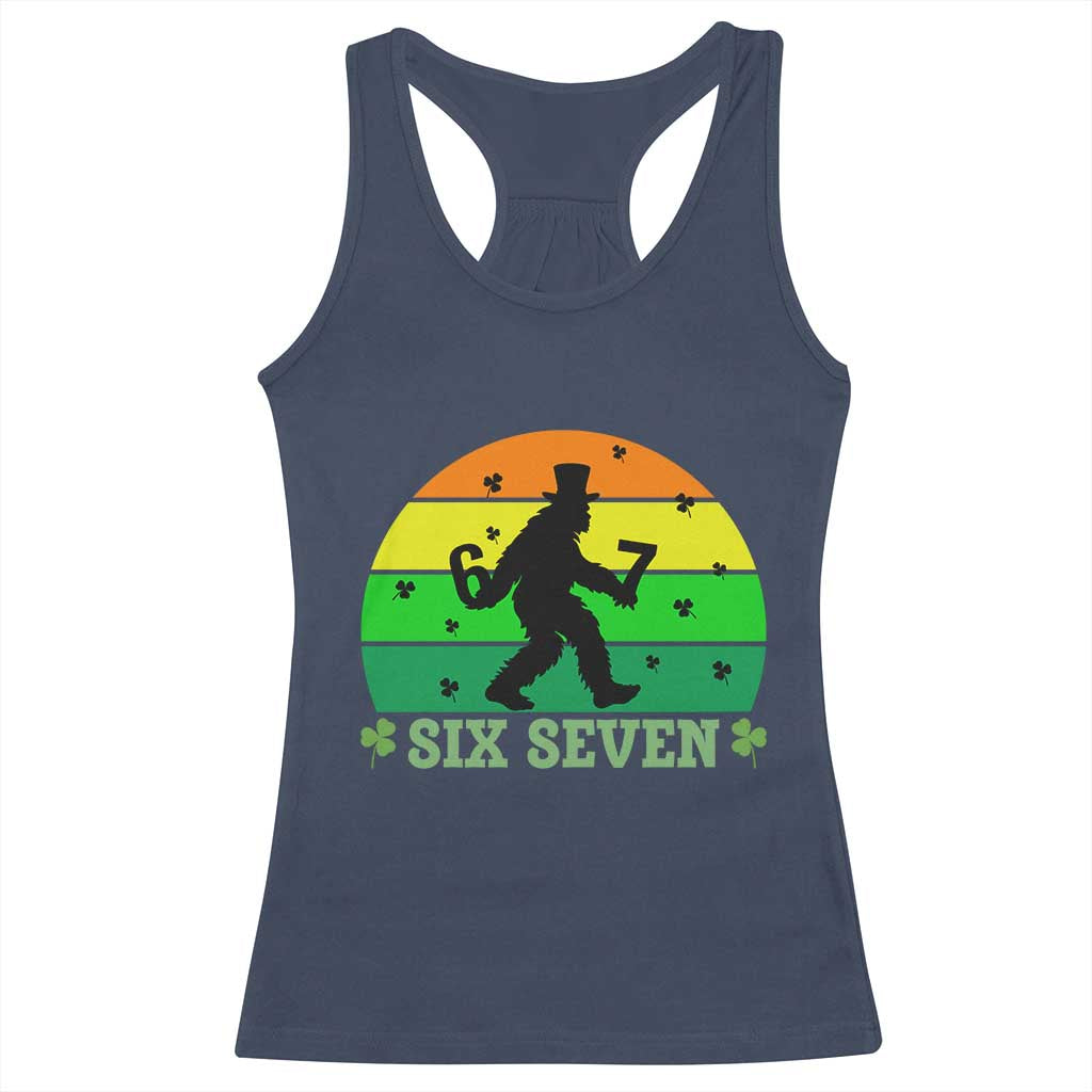 Aur NaurCowboy Raccoon Meme Racerback Tank Top Funny Sarcastic Oh No Australian Accent