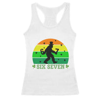 Aur NaurCowboy Raccoon Meme Racerback Tank Top Funny Sarcastic Oh No Australian Accent