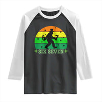 Aur NaurCowboy Raccoon Meme Raglan Shirt Funny Sarcastic Oh No Australian Accent
