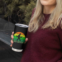 Aur NaurCowboy Raccoon Meme Tumbler Cup Funny Sarcastic Oh No Australian Accent