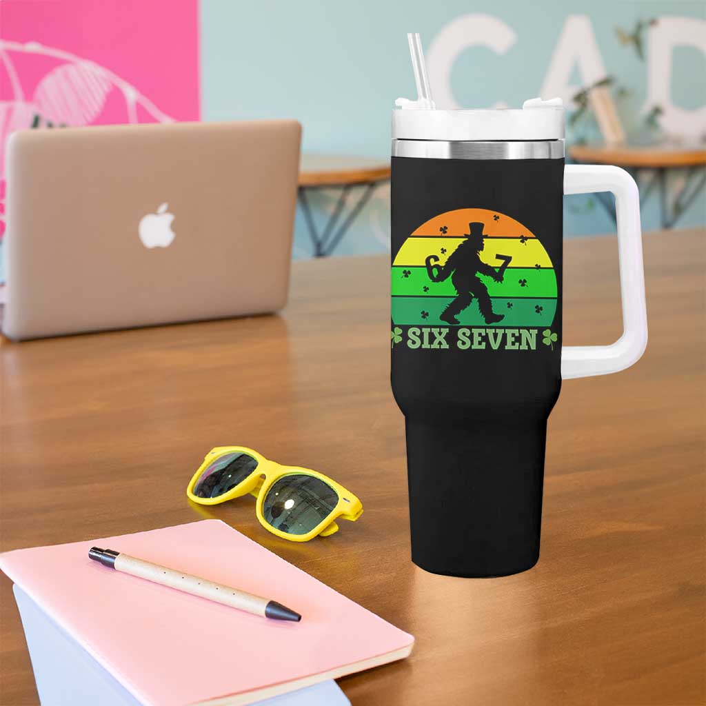 Aur NaurCowboy Raccoon Meme Tumbler With Handle Funny Sarcastic Oh No Australian Accent